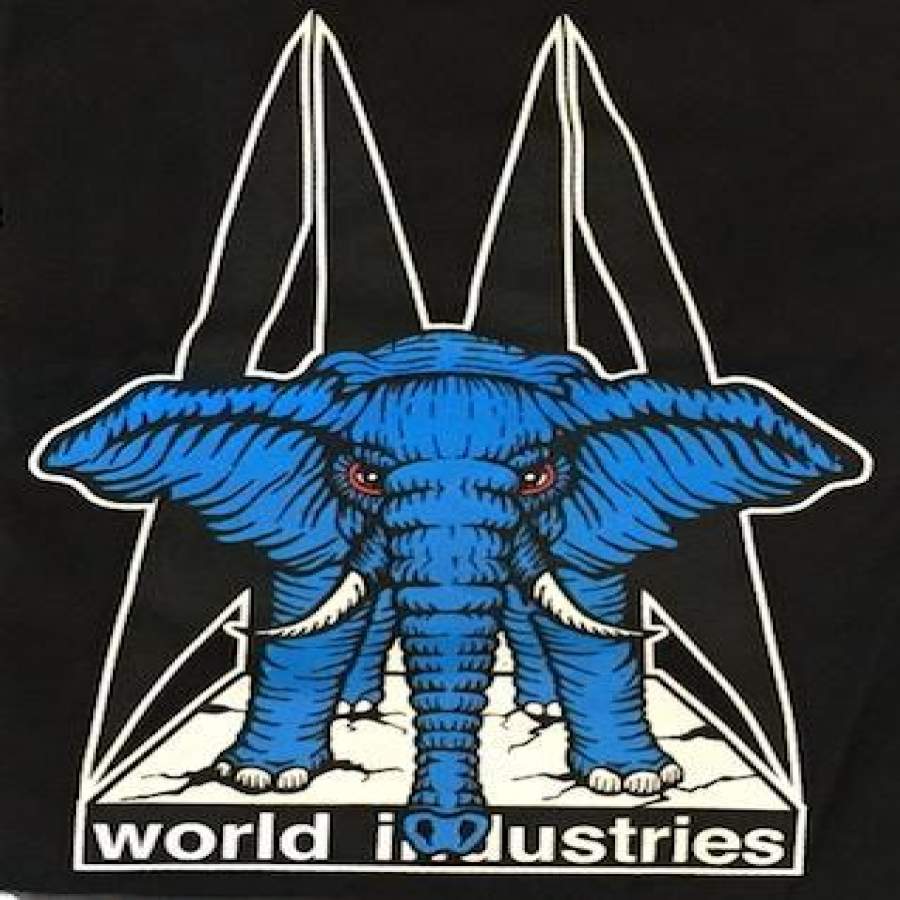 Prime World Industries Mike Vallely Blue Elephant on the Edge T-Shirt