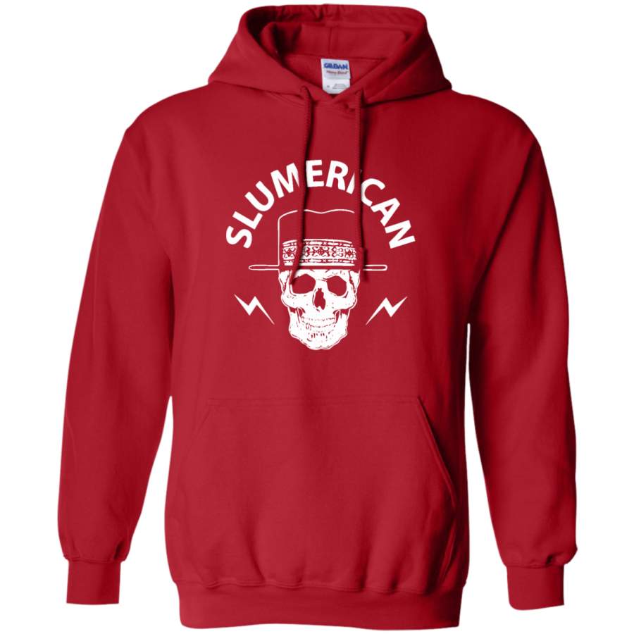 Slumerican Gildan Pullover Hoodie T-Shirt - Custom Merch Online Store