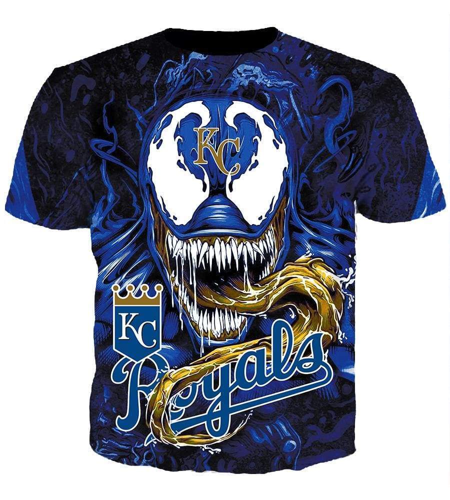 Kansas City Royals Venom Hoodies – Pullover Blue Hoodie