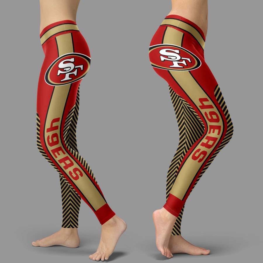 Fashion Gorgeous Fitting Fabulous San Francisco 49ers Leggings