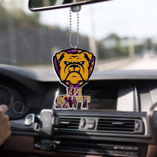 Omega Psi Phi 1911 Bulldog Mascot Be Ωwt Car Hanging Ornament