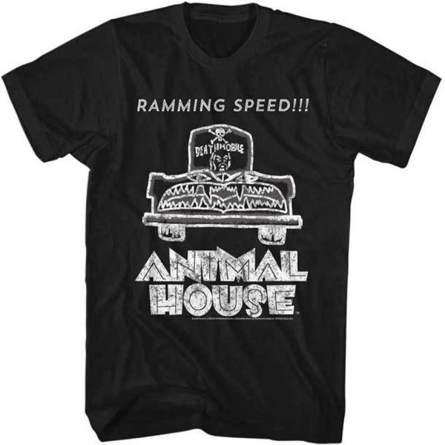 ANIMAL HOUSE-RAMMING SPEED-BLACK ADULT S/S T-SHIRT