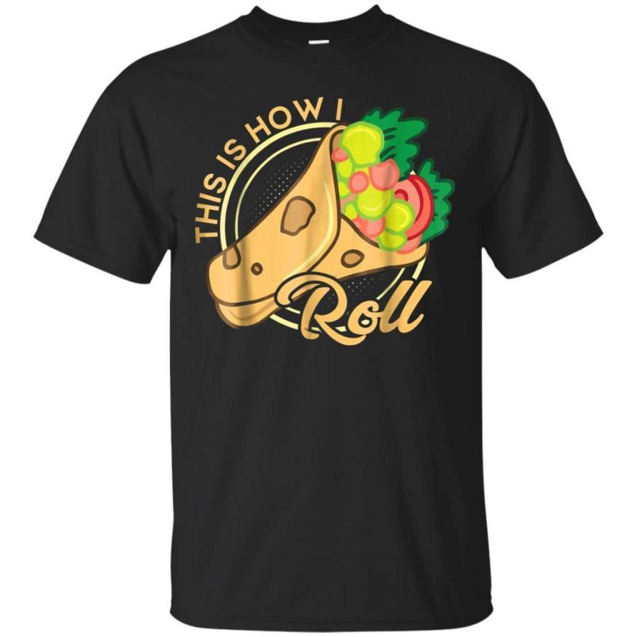 AGR Funny Burrito Mexican Foody T Shirt  Food Lovers Gift Tee Jaq T-shirt