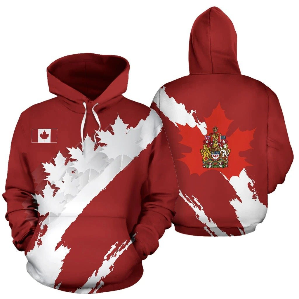 Canadian Maple Leaf Hoodie T Shirt For Men And Women