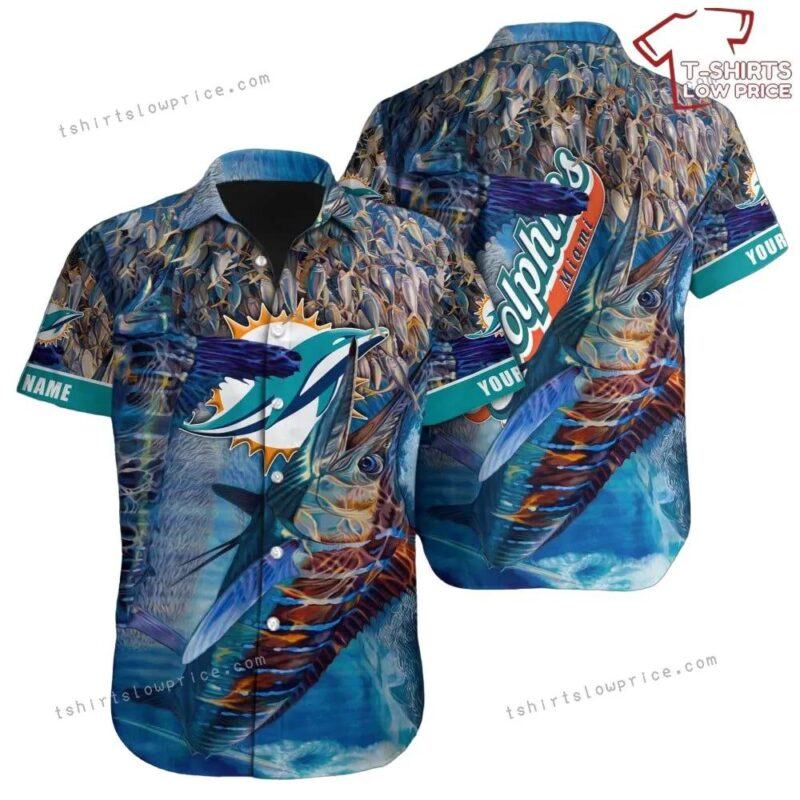 Personalized Miami Dolphins Hawaiian Shirt Nfl Football Hawaiian Shirt Cheap For Men Women