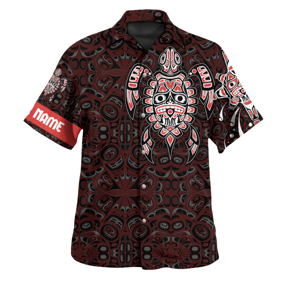 Spirit Turtle Northwest Pacific Native American Hawaiian All Over Print Shirts Ha95102