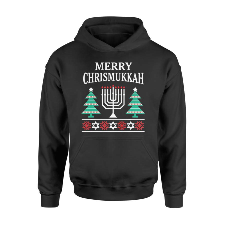 Christmas-Hanukkah Merry Chrismukkah T-Shirt – Standard Hoodie