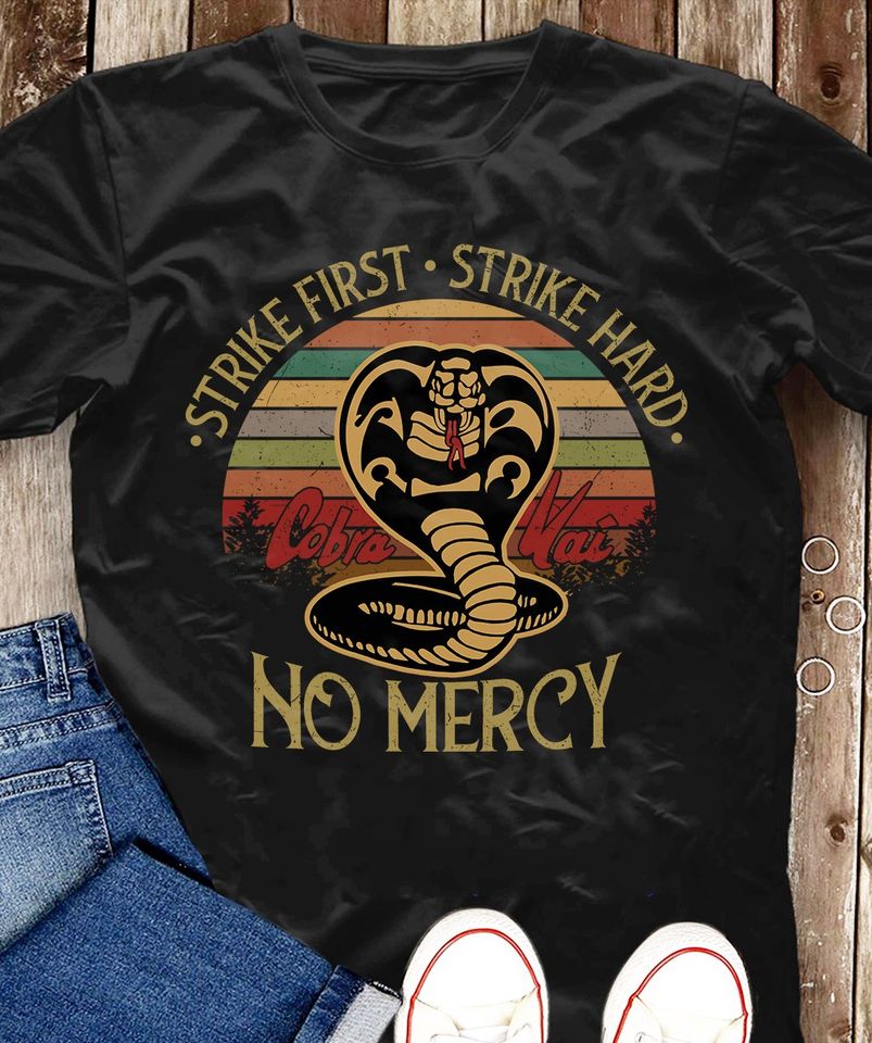 Strike First Strike Hard No Mercy Vintage Gift Standard/Premium T-Shirt