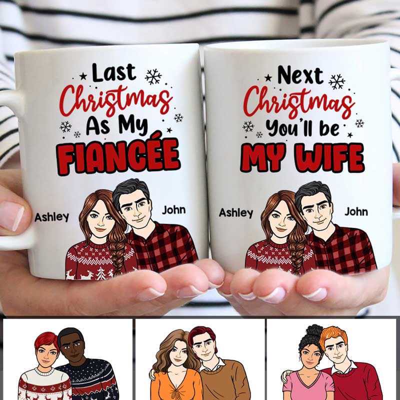 My Fiancee My Wife Couple Personalized Aop Mug