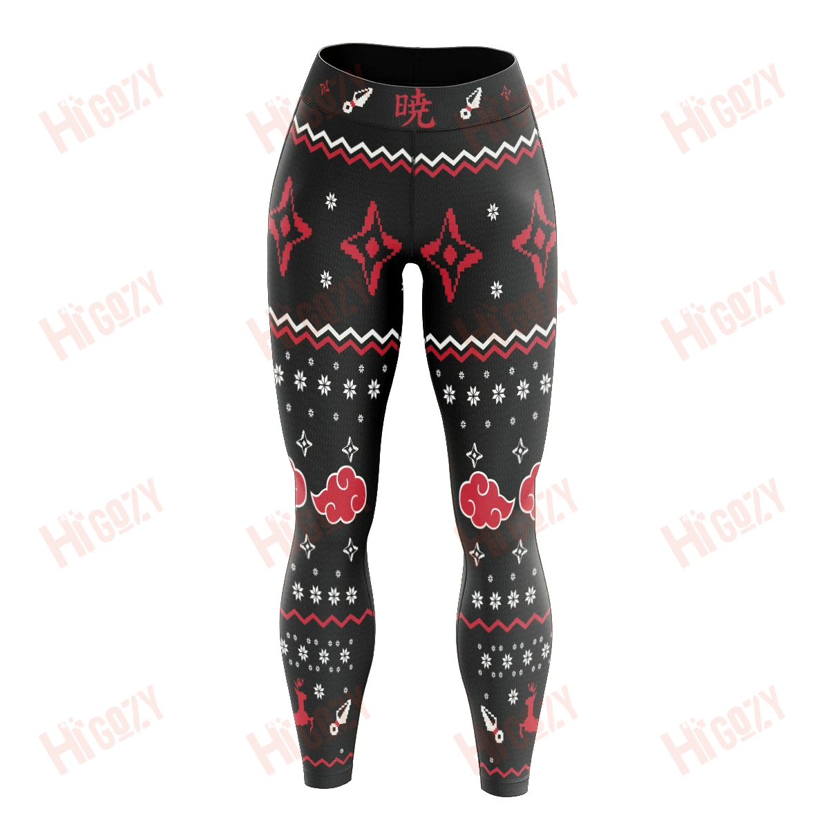 Akatsuki Christmas Unisex Tights Leggings, Naruto Legging Workout Cropped Tank Top High Waisted Leggings, Cute Outfits With Leggings – Tac204