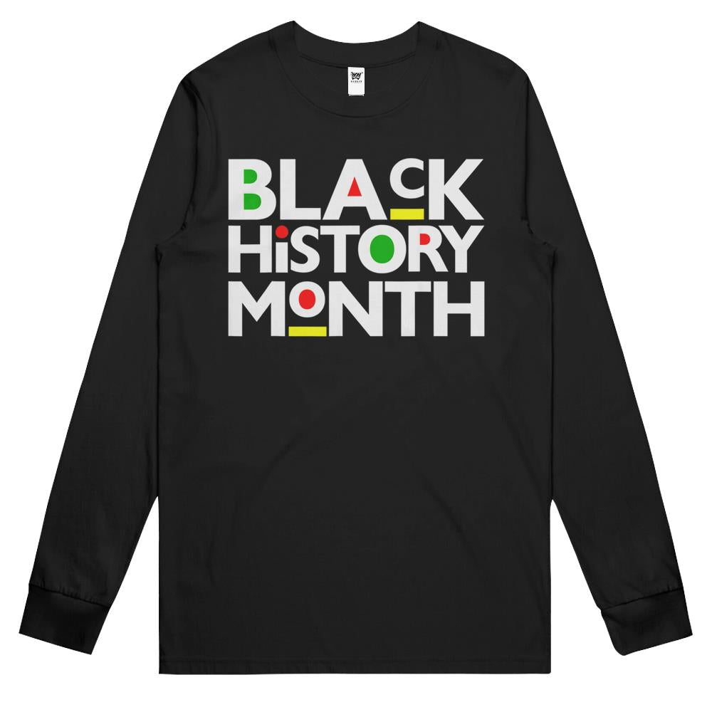 Black History Month Melanin Family Dad Mom Toddler Boy Girl Long Sleeve T Shirts