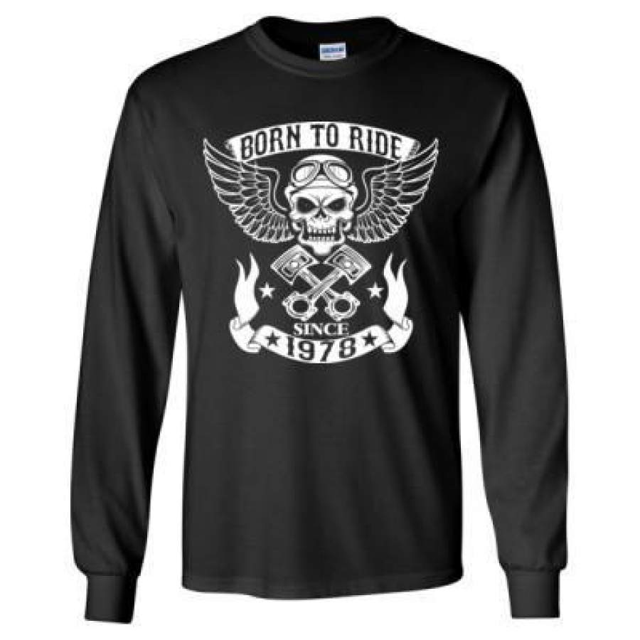 AGR Born To Ride Since 1978 – Long Sleeve T-Shirt