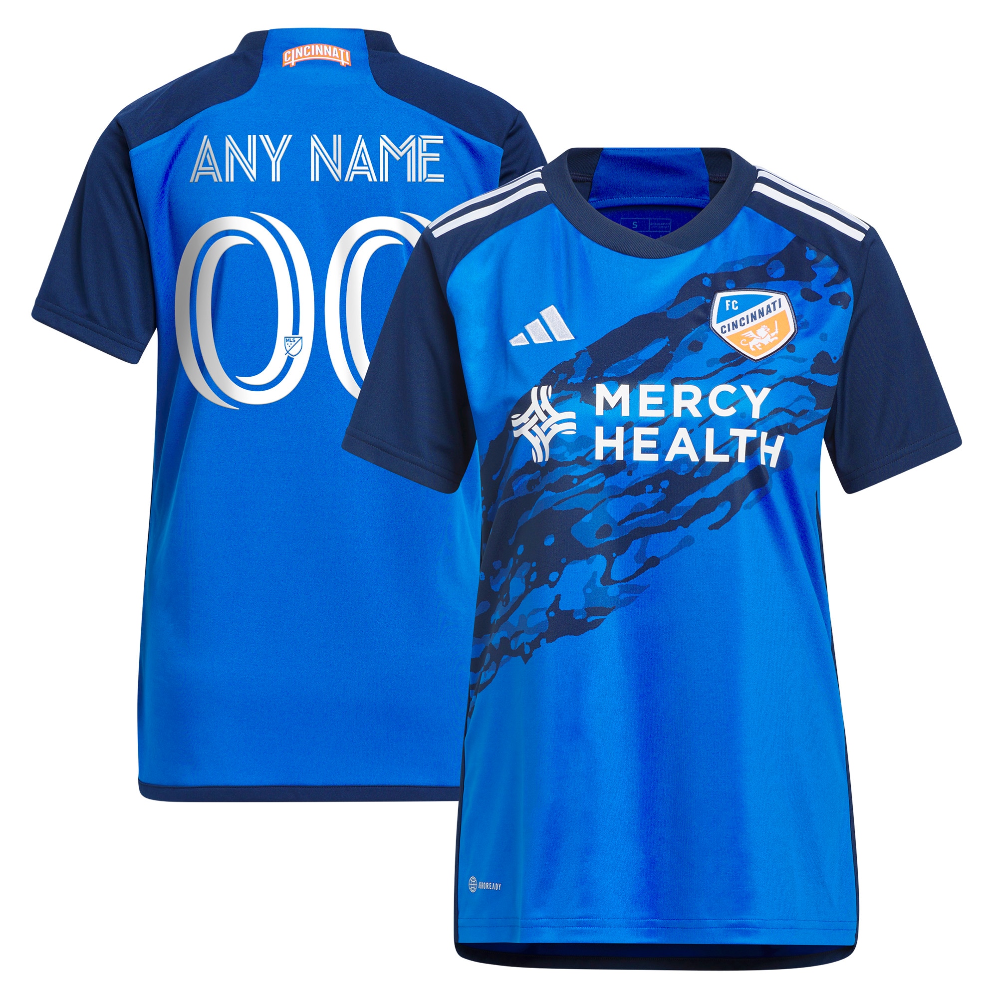 FC Cincinnati Women's 2023 River Kit Replica Custom Jersey – Blue