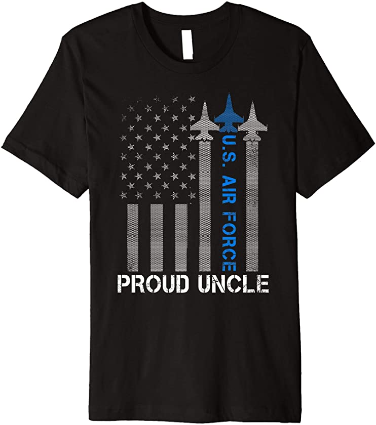 Vintage Proud Uncle US Air Force Flag TShirt – USAF Premium T-Shirt