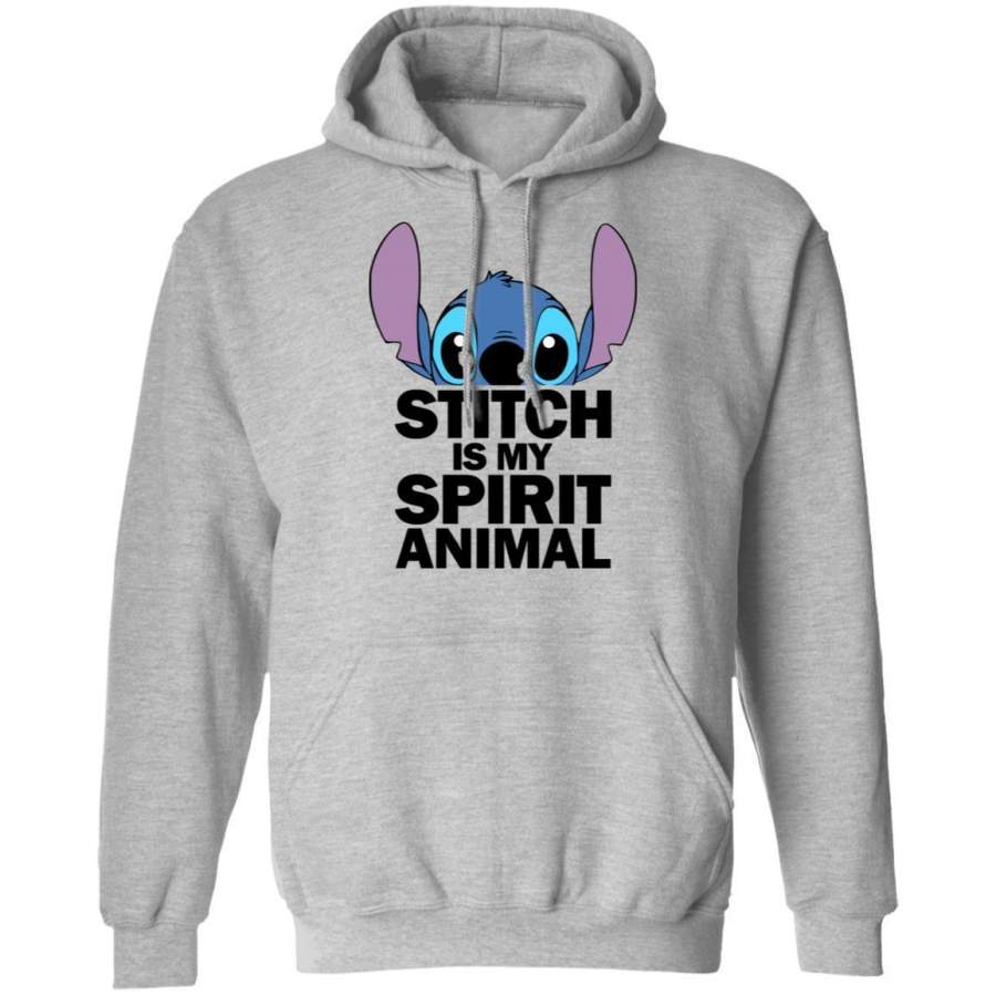 Stitch Is My Spirit Animal Hoodie Funny Tee Gift For Fan HA12