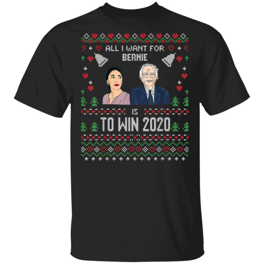 AOC Bernie Congress Squad Alexandria Ocasio Christmas Ugly TShirt