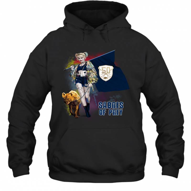 Harley Quinn flag Buffalo Sabres Of Prey Hoodie