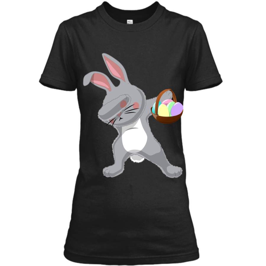 Dabbing Easter Bunny Shirt for Kids Easter Gift for Kids Ladies Custom