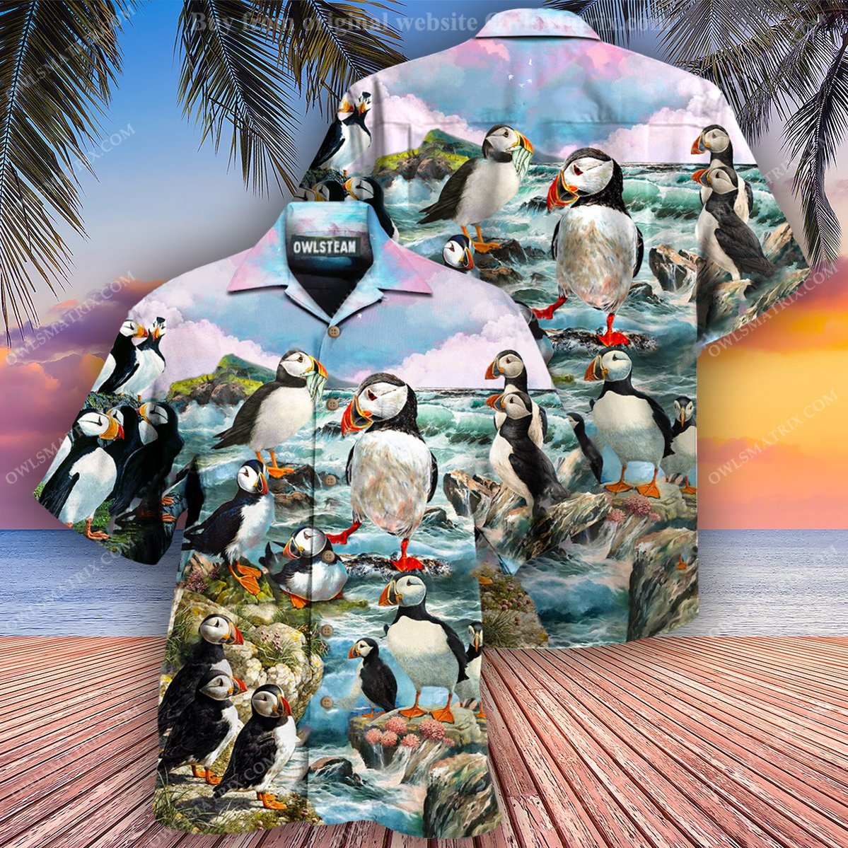 Animals Penguins On The Coast Edition – Hawaiian Shirt