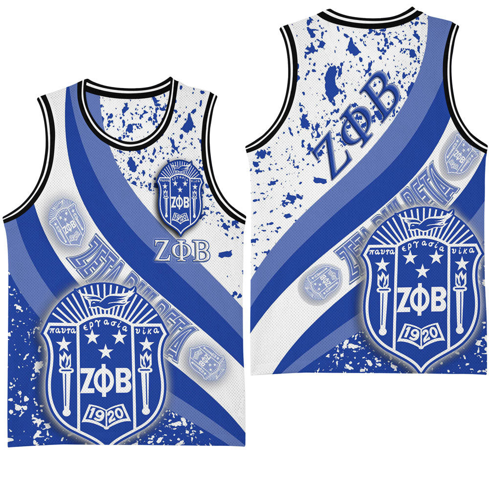 Africa Zone Clothing – Zeta Phi Beta Special Basketball Jersey A35