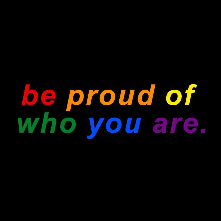 Be Proud Of Who You Are Design For Hoodie Sweatshirt and T-Shirt