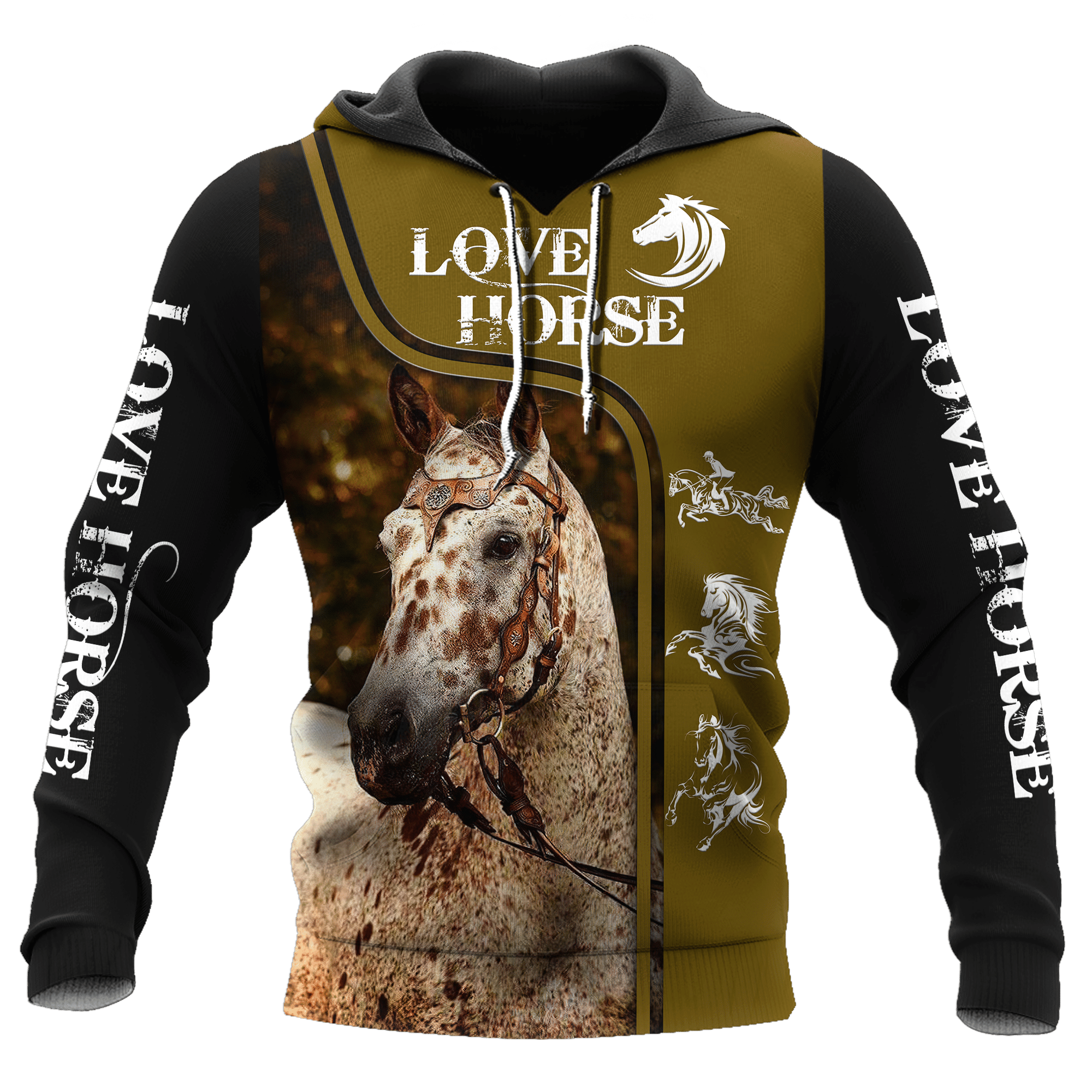 Love Horse 3D All Over Printed Shirts For Men And Women Pi112051