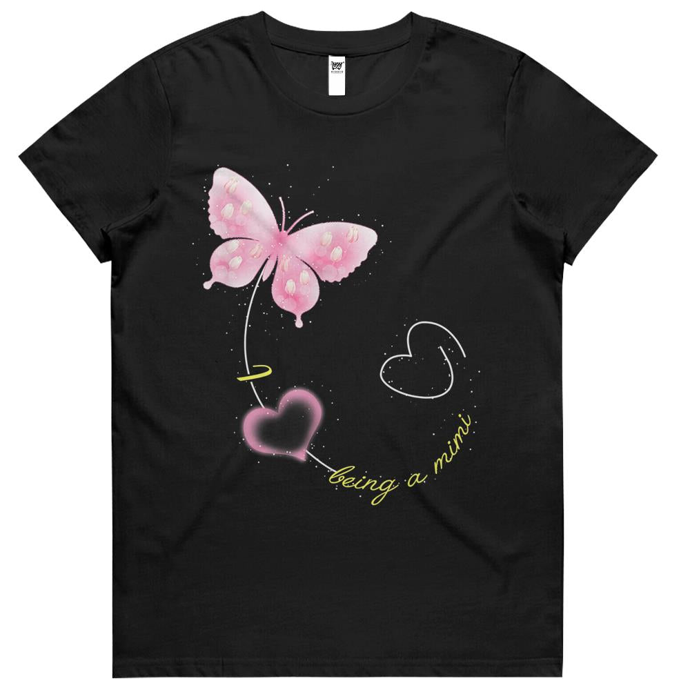 I Love Being A Mimi Butterfly Mother Day Gift Womens Tshirts