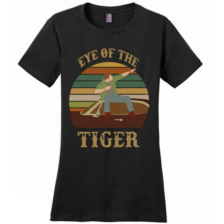 Eye Of The Tiger Classic Vintage Retro – District Made Women Shirt