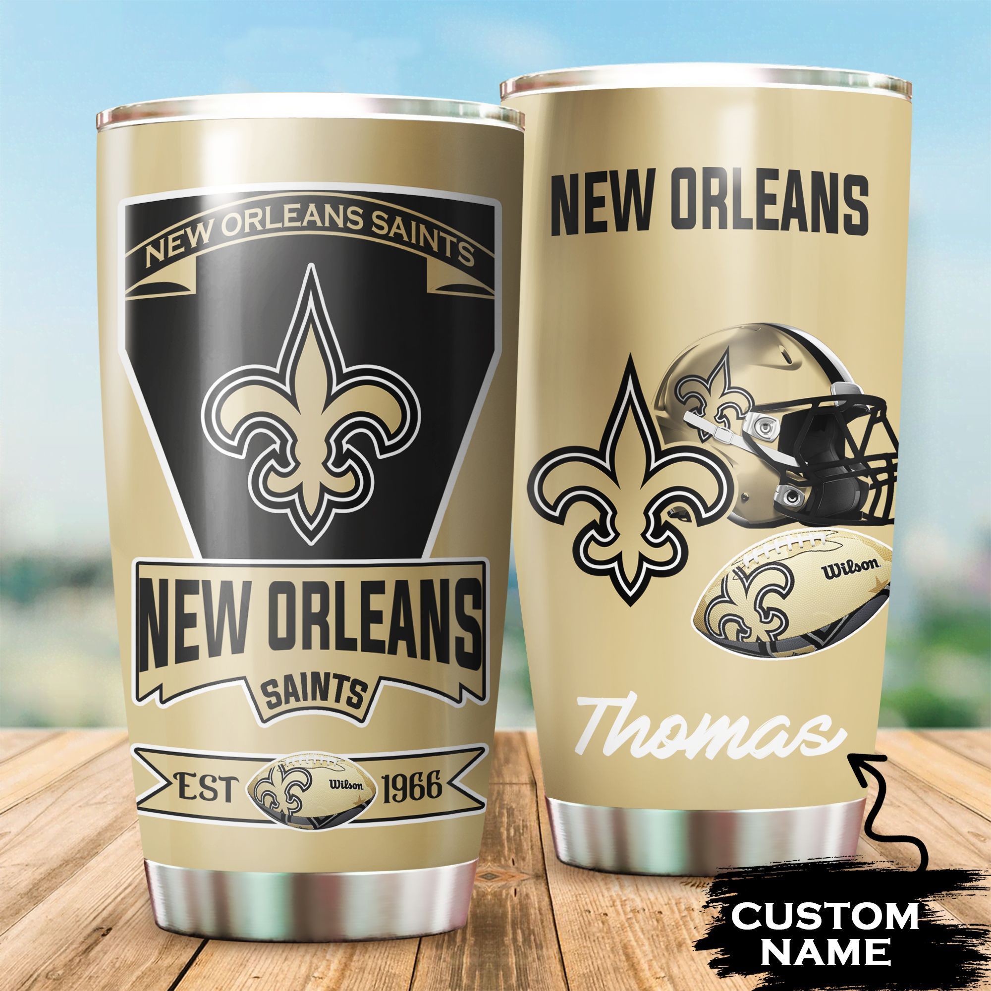 New Orleans Saints Custom Tumbler 127 L1BTH0165