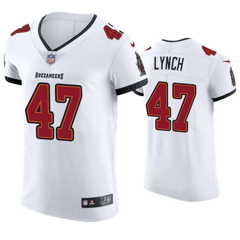 2020 Mens Tampa Bay Buccaneers John Lynch Vapor Elite Jersey White