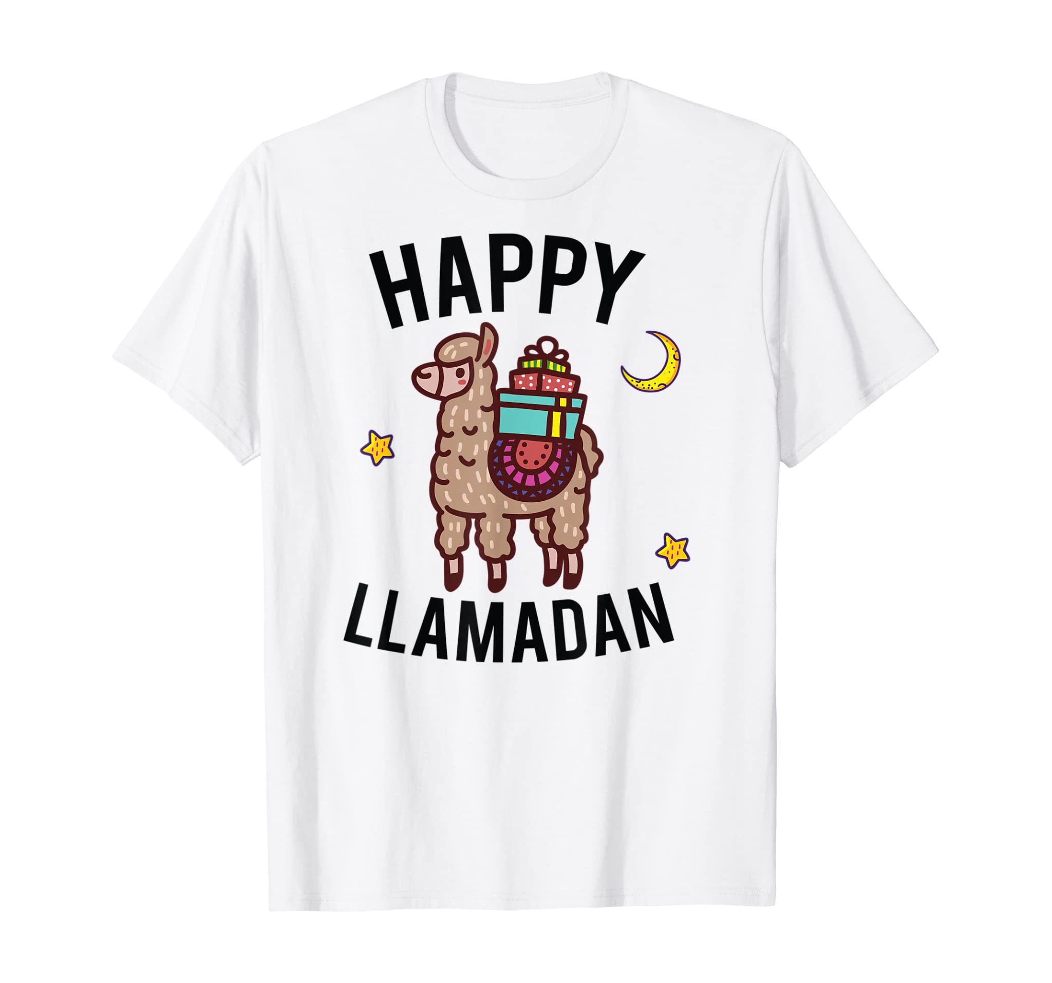 Happy Llamadan Funny Ramadan Ramadan Kareem Tee Llama Fans