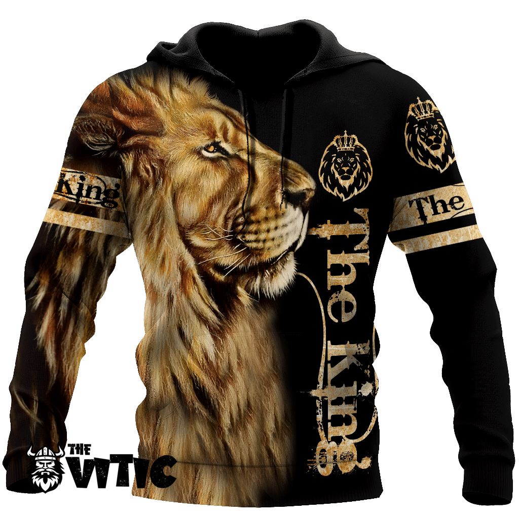 Thevitic™ King Lion Over Printed Hoodie HD05254