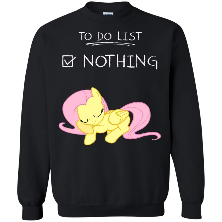 AGR To Do List Nothing Fluttershy My Little Pony Sweatshirt