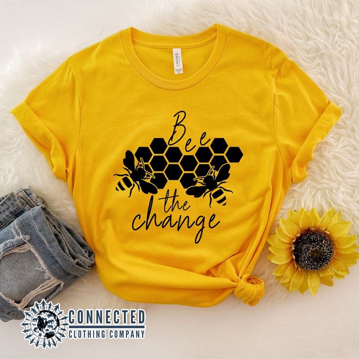 Bee The Change Tee, Honeybee Conserv … fashionstation