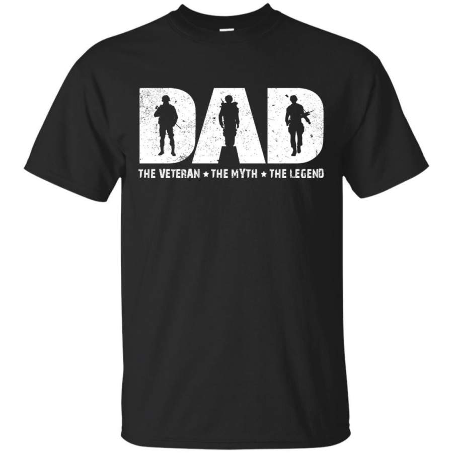 AGR DAD The Veteran The Myth The Legend Veterans T-shirts & Hoodie for Veteran’s Day