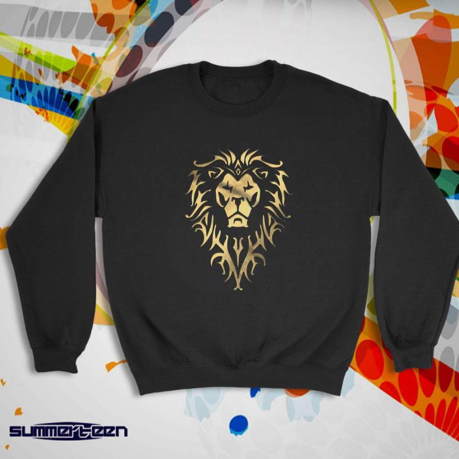 Warcraft Movie T Shirt Lion Wow Alliance Women’S Sweatshirt