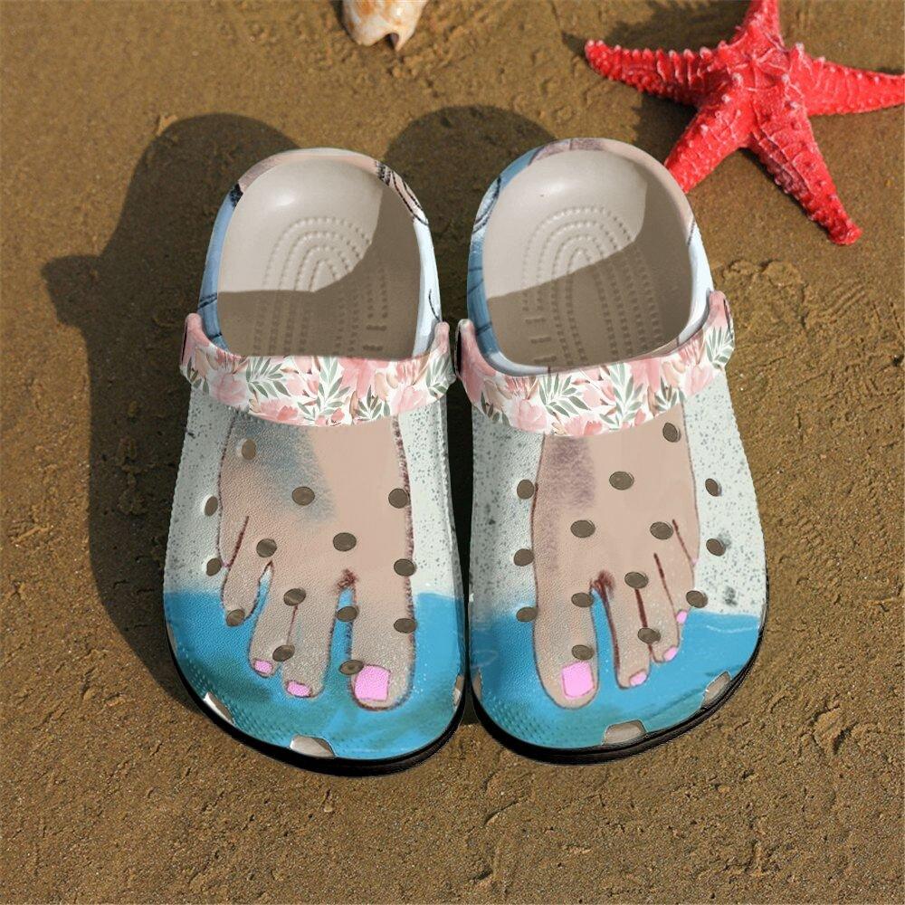 Beach Personalized Clog, Custom Name, Text, Color, Number Fashion Style For Women, Men, Kid, Print 3D Lay Back And Relax