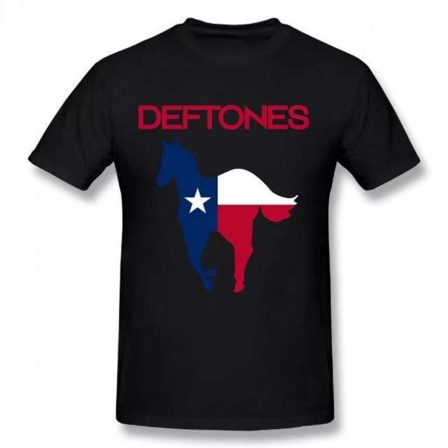 Deftones Texas Summer Basic Casual Short Cotton T-Shirt