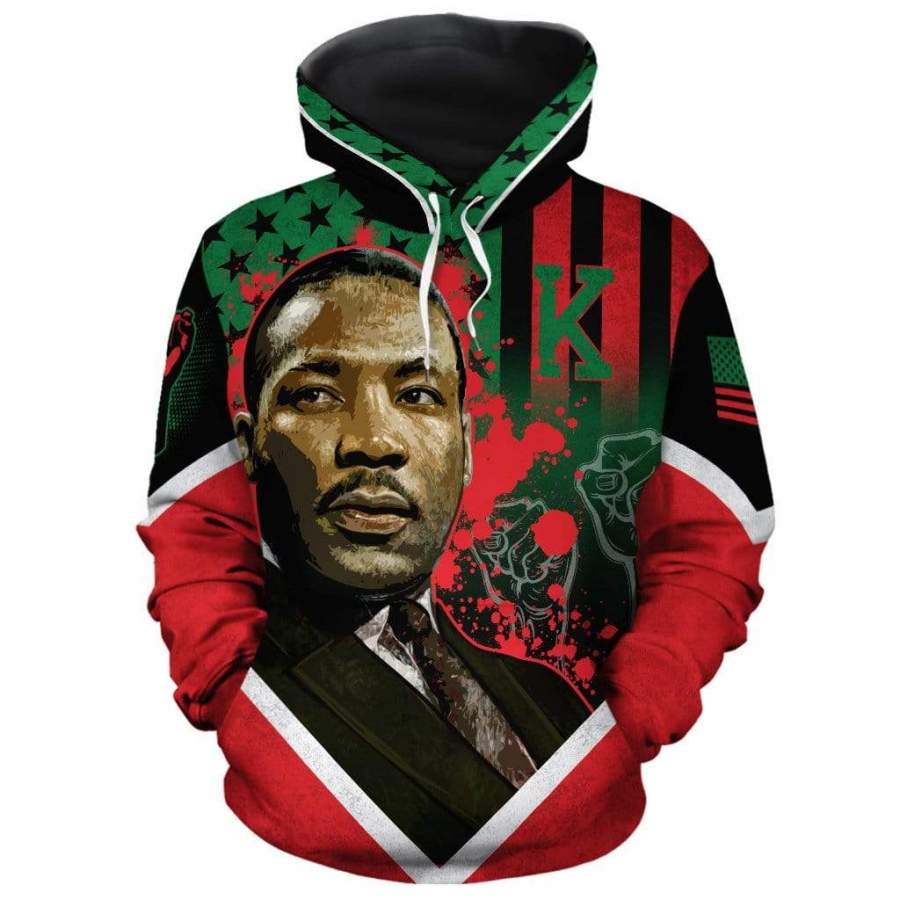 African American Flag Martin Luther King All-over Hoodie