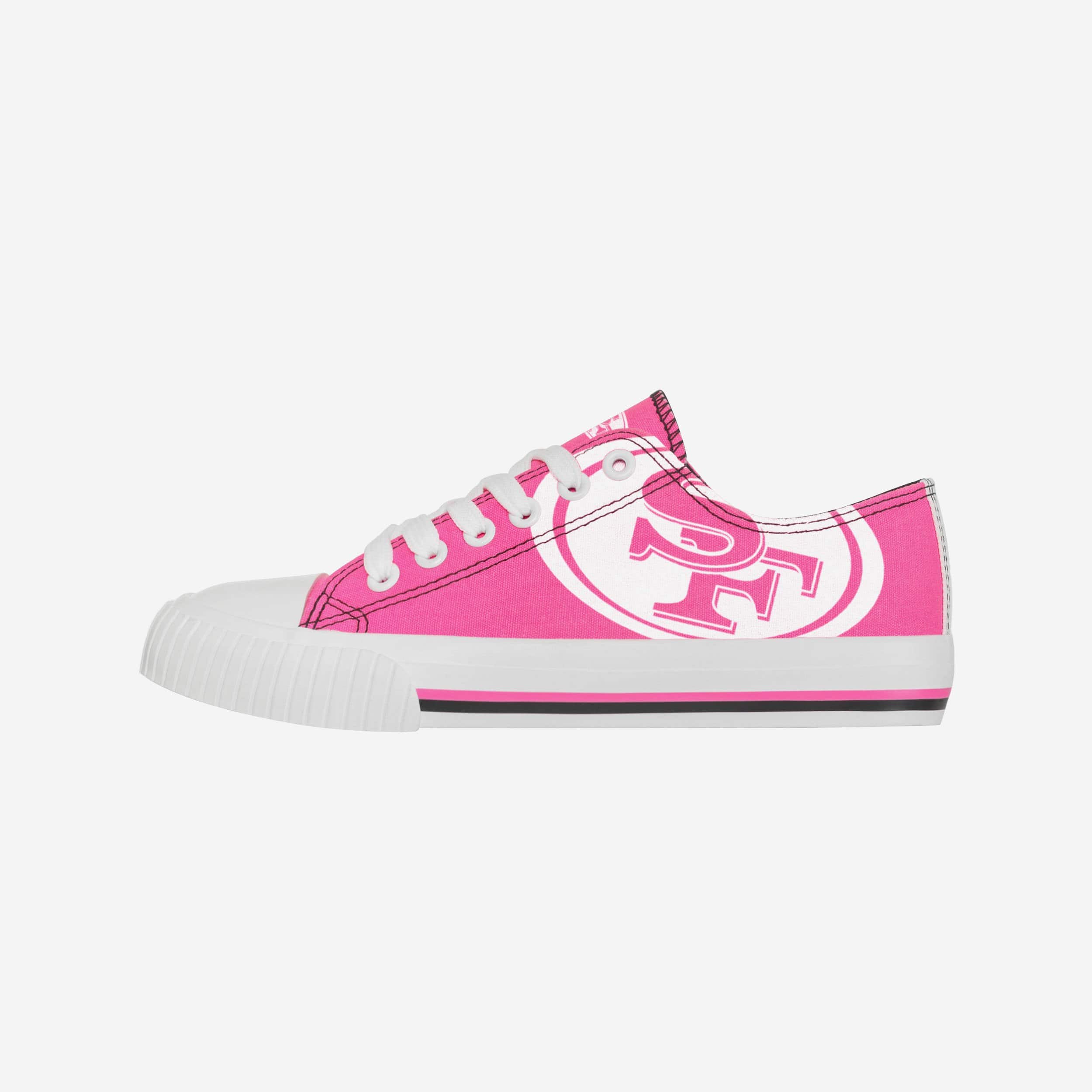 San Francisco 49Ers Womens Highlights Low Top Canvas Shoe