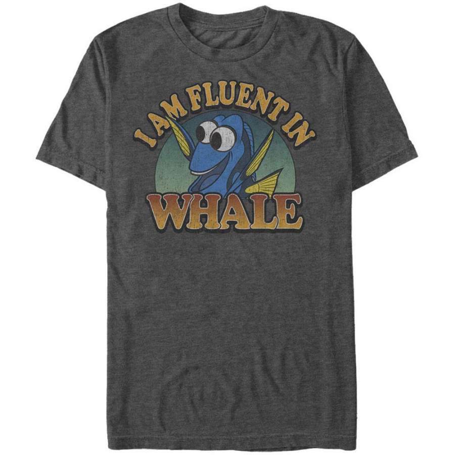 Fluent Whale – Heather T-shirt