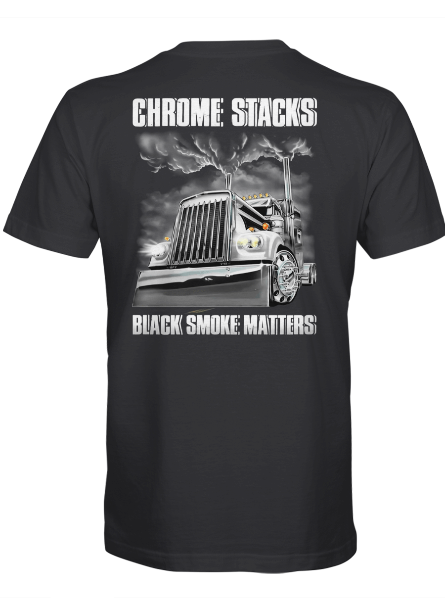 Black Smoke Matters – Truck Driver Tshirt