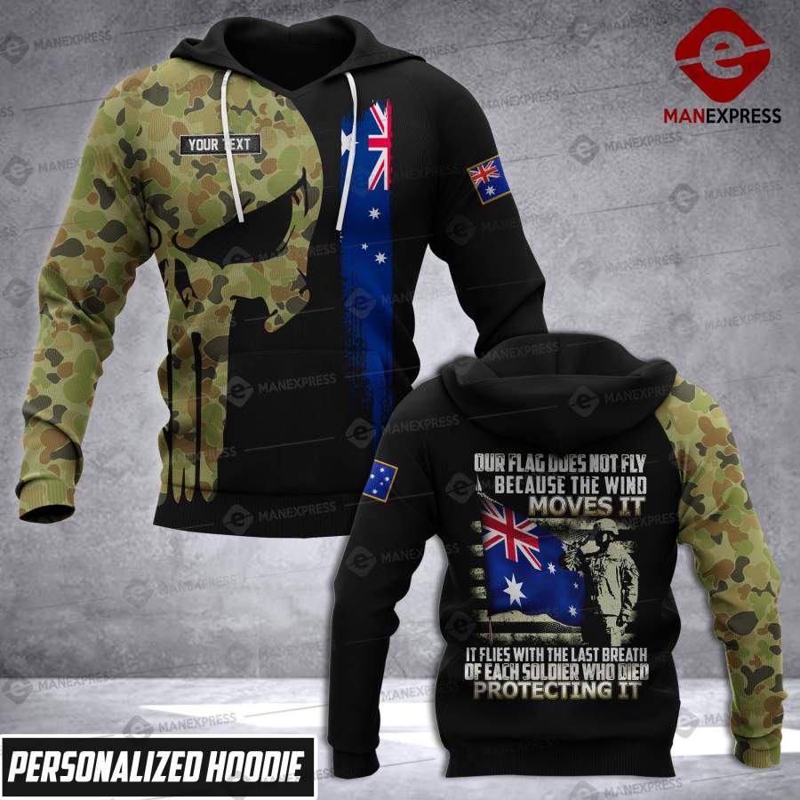 VH CUSTOMIZE AUSTRALIAN ARMY HOODIE 3D ALL OVER PRINT 1310 HVQ