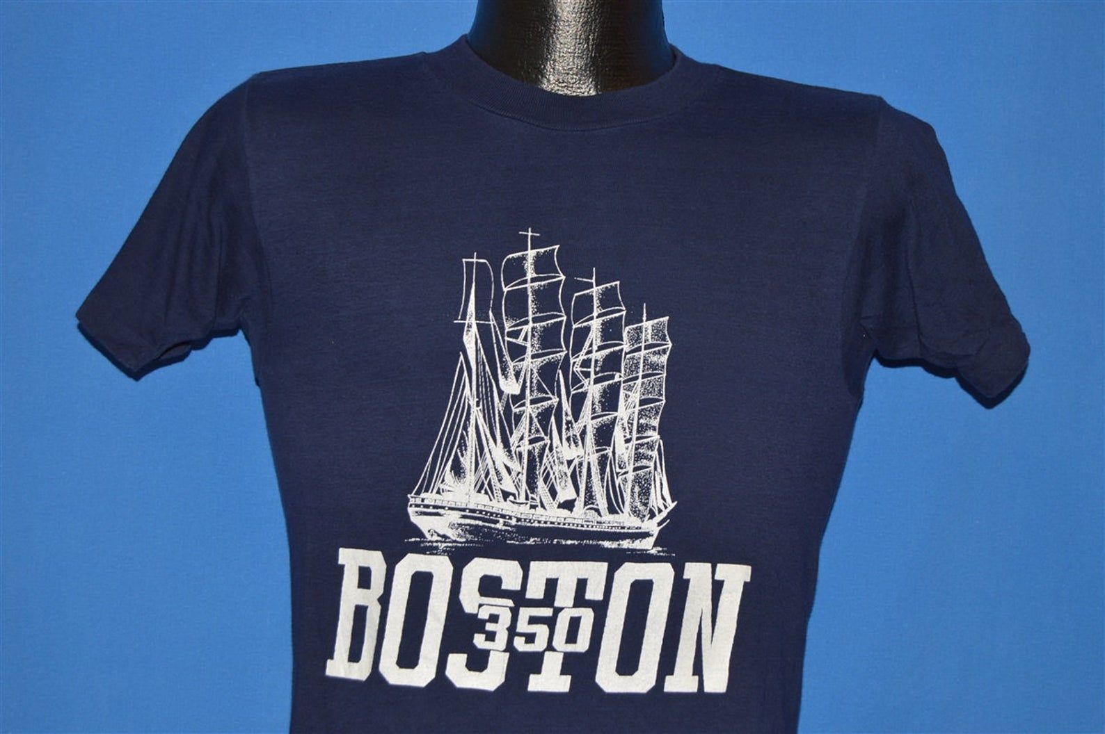 80S Boston 350Th Tall Ships Anniversary T-Shirt Extra