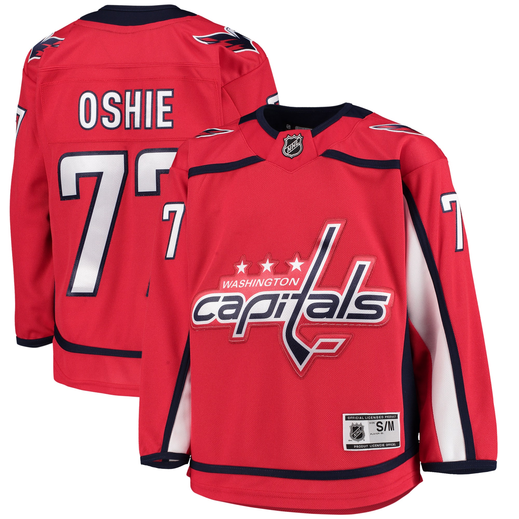 TJ Oshie Washington Capitals Youth Home Premier Jersey – Red