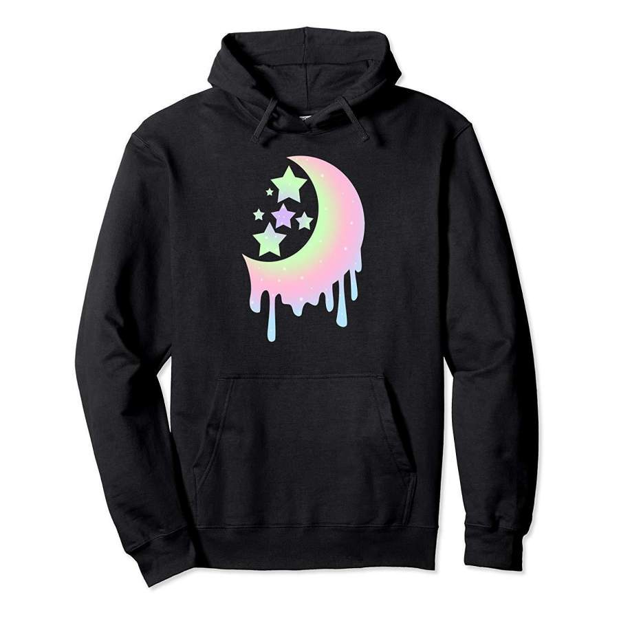 Aesthetic Clothing For Girls Pastel Moon Goth Hoodies