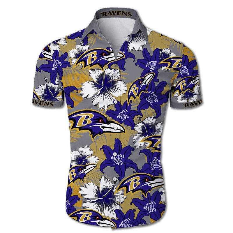 Baltimore Ravens Hawaiian Shirt Design For Fans