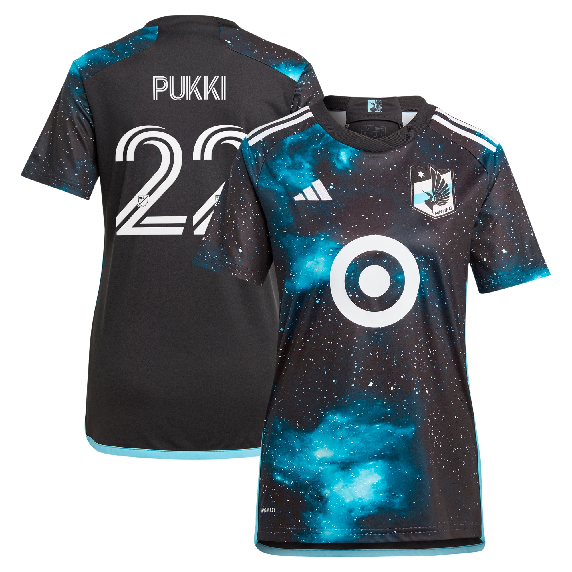 Teemu Pukki Minnesota United FC Women's 2024 Starry Night Replica Player Jersey – Black