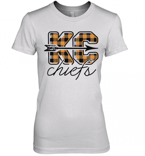 The Kansas City Chiefs Plaid 2021 Premium Women’S T-Shirt