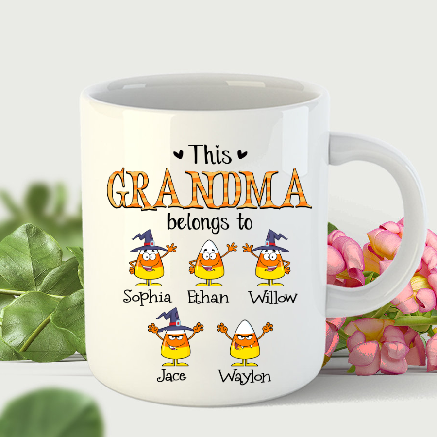 This Grandma Belong To Candy Halloween Mug